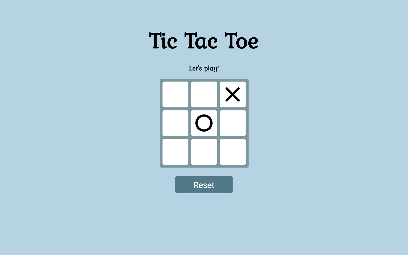 react tic tac toe